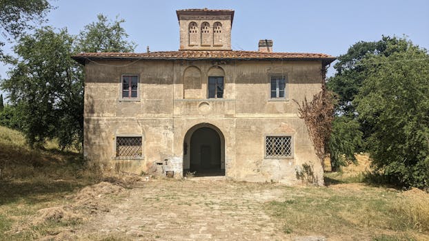 Rustic Villas in Tuscany With Olive Tree Hammocks